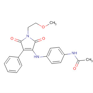 Acetamide,N-[4-[[2,5-dihydro-1-(2-methoxyethyl)-2,5-dioxo-4-phenyl-1H-pyrrol-3-yl]amino]phenyl]-