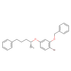 Benzene, 1-bromo-4-(1-methyl-4-phenylbutoxy)-2-(phenylmethoxy)-,(R)-