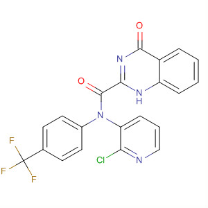 2-Quinazolinecarboxamide,N-(2-chloro-3-pyridinyl)-1,4-dihydro-4-oxo-N-[4-(trifluoromethyl)phenyl]-