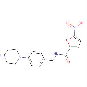 2-Furancarboxamide, 5-nitro-N-[[4-(1-piperazinyl)phenyl]methyl]-