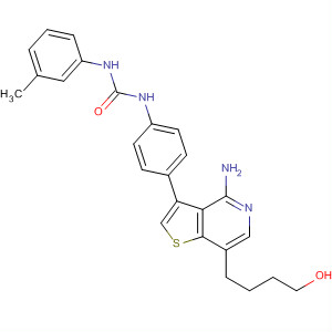 Urea,N-[4-[4-amino-7-(4-hydroxybutyl)thieno[3,2-c]pyridin-3-yl]phenyl]-N'-(3-methylphenyl)-