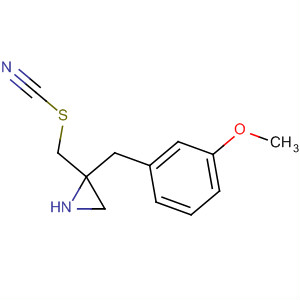 Thiocyanic acid, [1-[(3-methoxyphenyl)methyl]-2-aziridinyl]methyl ester