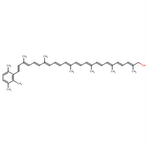2,4,6,8,10,12,14,16,18,20,22,24-Pentacosadodecaen-1-ol,2,6,10,14,19,23-hexamethyl-25-(2,3,6-trimethylphenyl)-,(2E,4E,6E,8E,10E,12E,14E,16E,18E,20E,22E,24E)-