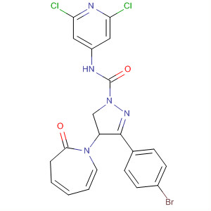 1H-Pyrazole-1-carboxamide,3-(4-bromophenyl)-N-(2,6-dichloro-4-pyridinyl)-4-(hexahydro-2-oxo-1H-azepin-1-yl)-4,5-dihydro-