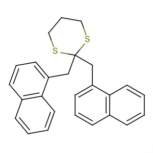 1,3-Dithiane, 2,2-bis(1-naphthalenylmethyl)-