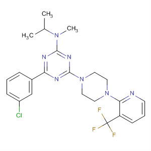 1,3,5-Triazin-2-amine,4-(3-chlorophenyl)-N-methyl-N-(1-methylethyl)-6-[4-[3-(trifluoromethyl)-2-pyridinyl]-1-piperazinyl]-