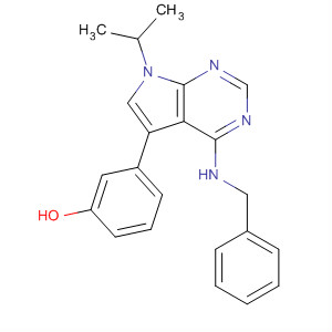 Phenol,3-[7-(1-methylethyl)-4-[(phenylmethyl)amino]-7H-pyrrolo[2,3-d]pyrimidin-5-yl]-