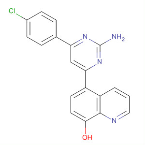 8-Quinolinol, 5-[2-amino-6-(4-chlorophenyl)-4-pyrimidinyl]-