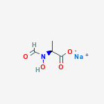 sodium (2S)-2-[formyl(hydroxy)amino]propanoate