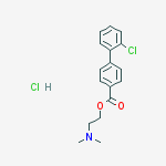 1,1'-BIPHENYL-4-CARBOXYLIC ACID,2'-CHLORO-,2-(DIMETHYLAMINO)ETHYL ESTER,HCL