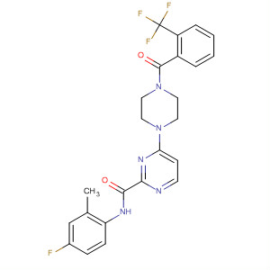 3-Pyridazinecarboxamide,N-(4-fluoro-2-methylphenyl)-6-[4-[2-(trifluoromethyl)benzoyl]-1-piperazinyl]-