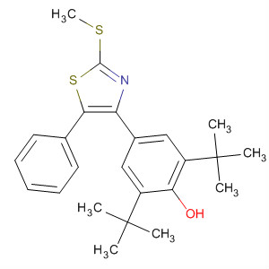 Phenol, 2,6-bis(1,1-dimethylethyl)-4-[2-(methylthio)-5-phenyl-4-thiazolyl]-