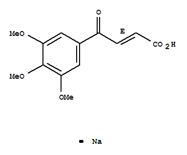 2-Butenoic acid, 4-oxo-4-(3,4,5-trimethoxyphenyl)-, sodium salt, (E)-