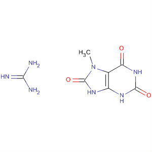 Guanidine, compd. with7,9-dihydro-7-methyl-1H-purine-2,6,8(3H)-trione (1:1)