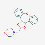 4-(3a,12b-dihydrodibenzo[b,f][1,3]dioxolo[4,5-d]oxepin-2-ylmethyl)morpholine