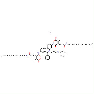 Phenanthridinium,3,8-bis[[(2Z)-2-(1-carboxyethylidene)-5-(dodecylamino)-1,5-dioxopentyl]amino]-5-[3-(diethylmethylammonio)propyl]-6-phenyl-, diiodide