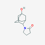 1-(5-hydroxytricyclo[3.3.1.1~3,7~]dec-2-yl)pyrrolidin-2-one