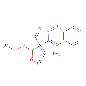 2-Quinoxalinepropanoic acid, a-(1-aminoethylidene)-b-oxo-, ethyl ester