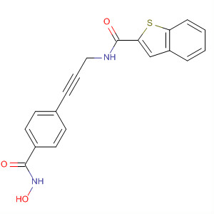Benzo[b]thiophene-2-carboxamide,N-[3-[4-[(hydroxyamino)carbonyl]phenyl]-2-propynyl]-