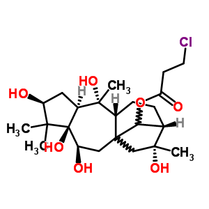 (3beta,6beta)-3,5,6,10,16-pentahydroxygrayanotoxan-14-yl 3-chloropropanoate