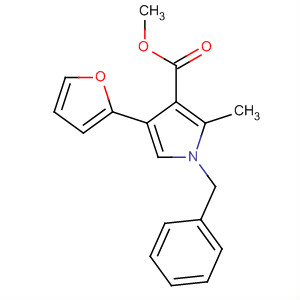 1H-Pyrrole-3-carboxylic acid, 4-(2-furanyl)-2-methyl-1-(phenylmethyl)-,methyl ester