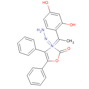 2(3H)-Oxazolone, 4,5-diphenyl-,[1-(2,4-dihydroxyphenyl)ethylidene]hydrazone