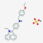 2-[4-[(4-ethoxyphenyl)methylamino]phenyl]-1-ethylbenz[cd]indolium hydrogen sulphate