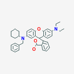 2-[benzyl(cyclohexyl)amino]-6-(diethylamino)spiro[isobenzofuran-1(3H),9-[9H]xanthene]-3-one