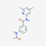 3-Acetamido-N-(4,6-dimethylpyridin-2-yl)benzamide
