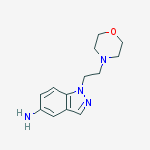 1H-Indazol-5-amine, 1-[2-(4-morpholinyl)ethyl]-