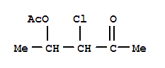 2-Pentanone,4-(acetyloxy)-3-chloro-