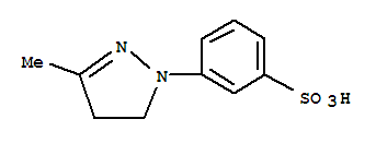 m-(4,5-dihydro-3-methyl-1H-pyrazol-1-yl)benzenesulphonic acid