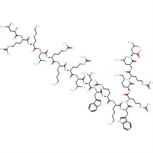L-Leucine,L-leucyl-L-arginyl-L-lysyl-L-leucyl-L-arginyl-L-lysyl-L-arginyl-L-leucyl-L-leucyl-L-tryptophyl-L-arginyl-L-lysyl-L-tryptophyl-L-arginyl-L-lysyl-L-arginyl-L-leucyl-