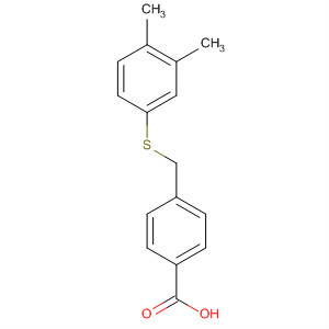Benzoic acid, 4-[[(3,4-dimethylphenyl)thio]methyl]-