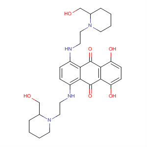 9,10-Anthracenedione,1,4-dihydroxy-5,8-bis[[2-[2-(hydroxymethyl)-1-piperidinyl]ethyl]amino]-
