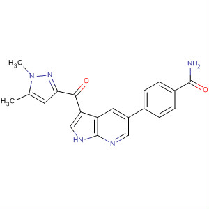 Benzamide,4-[3-[(1,5-dimethyl-1H-pyrazol-3-yl)carbonyl]-1H-pyrrolo[2,3-b]pyridin-5-yl]-