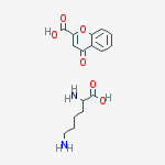 DL-lysine mono(4-oxo-4H-1-benzopyran-2-carboxylate)