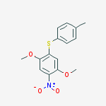 1,4-dimethoxy-5-nitro-2-(p-tolylthio)benzene