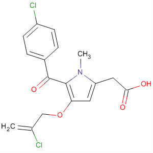 1H-Pyrrole-2-acetic acid,5-(4-chlorobenzoyl)-4-[(2-chloro-2-propenyl)oxy]-1-methyl-