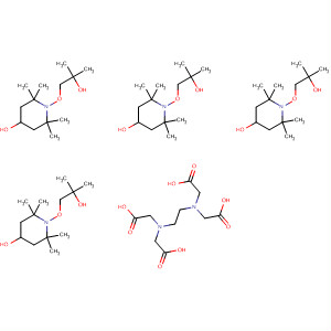Glycine, N,N'-1,2-ethanediylbis[N-(carboxymethyl)-, compd. with1-(2-hydroxy-2-methylpropoxy)-2,2,6,6-tetramethyl-4-piperidinol (1:4)
