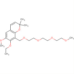 2H-1-Benzopyran,7-ethoxy-6-methoxy-2,2-dimethyl-8-(2,5,8,11-tetraoxadodec-1-yl)-
