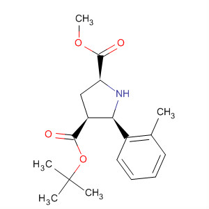 2,4-Pyrrolidinedicarboxylic acid, 5-(2-methylphenyl)-,4-(1,1-dimethylethyl) 2-methyl ester, (2S,4S,5R)-