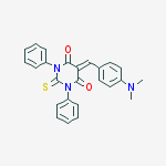 5-[4-(dimethylamino)benzylidene]-1,3-diphenyl-2-thioxohexahydropyrimidine-4,6-dione