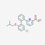 6-[2-[5-chloro-2-(2-methylpropoxy)phenyl]phenyl]pyridine-2-carboxylic Acid