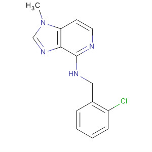 1H-Imidazo[4,5-c]pyridin-4-amine, N-[(2-chlorophenyl)methyl]-1-methyl-