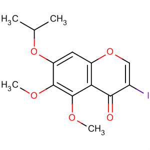 4H-1-Benzopyran-4-one, 3-iodo-5,6-dimethoxy-7-(1-methylethoxy)-