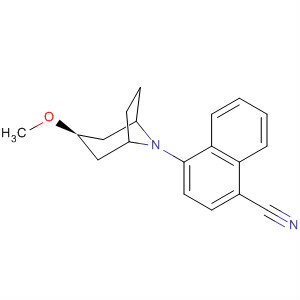 1-Naphthalenecarbonitrile,4-[(3-exo)-3-methoxy-8-azabicyclo[3.2.1]oct-8-yl]-