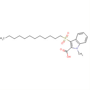 1H-Indole-2-carboxylic acid, 3-(dodecylsulfonyl)-1-methyl-