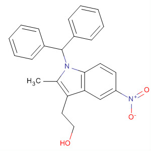 1H-Indole-3-ethanol, 1-(diphenylmethyl)-2-methyl-5-nitro-