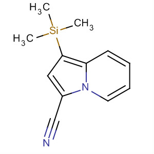3-Indolizinecarbonitrile, 1-(trimethylsilyl)-